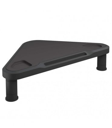 vidaXL Corner Monitor Stand Black 49x28x10.5 cm