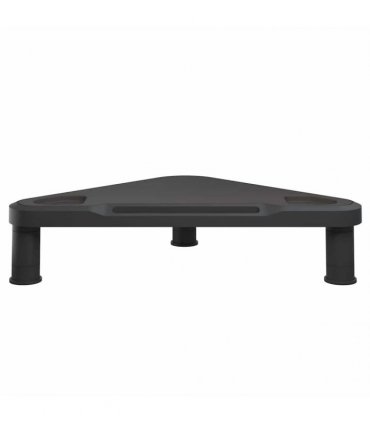 vidaXL Corner Monitor Stand Black 49x28x10.5 cm
