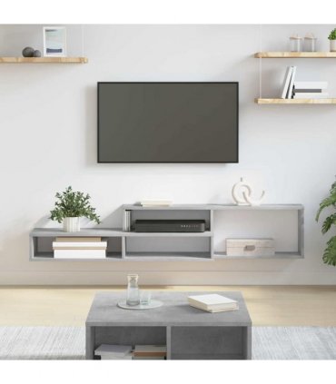 vidaXL Wall TV Stand 150 x 25 x 28.5 cm Engineered Wood