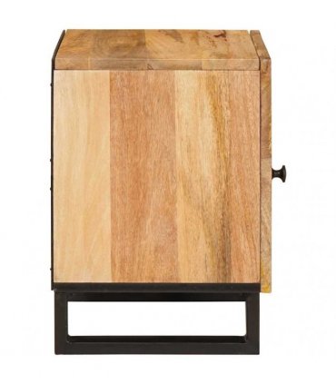 vidaXL Bedside Cabinet Natural 40 x 33 x 46 cm