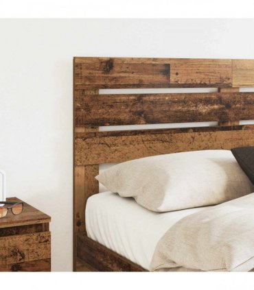 vidaXL Headboard Old Wood Engineered wood