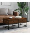vidaXL Coffee Table Brown Oak 100x51x40 cm Engineered Wood