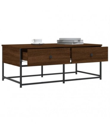vidaXL Coffee Table Brown Oak 100x51x40 cm Engineered Wood