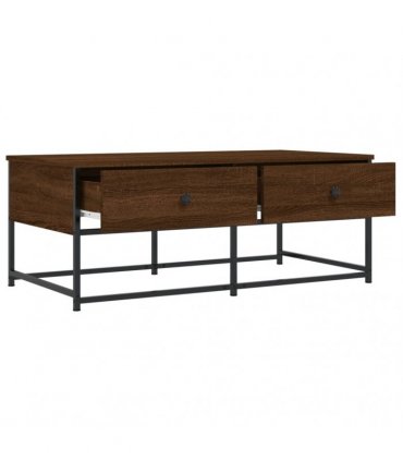 vidaXL Coffee Table Brown Oak 100x51x40 cm Engineered Wood