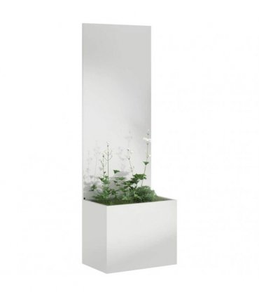 vidaXL Garden Privacy Screen Silver 50 x 32 x 150 cm Galvanised steel