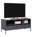 vidaXL TV Cabinet Anthracite 101.5x39x43.5 cm Cold-rolled Steel