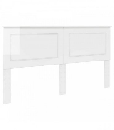 vidaXL Headboard Gloss White 100 cm Engineered Wood