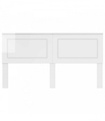 vidaXL Headboard Gloss White 100 cm Engineered Wood
