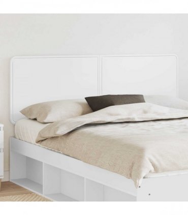 vidaXL Headboard White Engineered wood