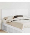 vidaXL Headboard White Engineered wood