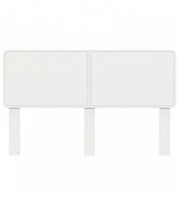 vidaXL Headboard White Engineered wood