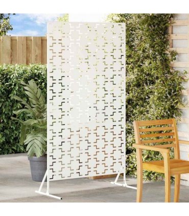 vidaXL Privacy Screen 100 x 50 x 180 cm Steel White
