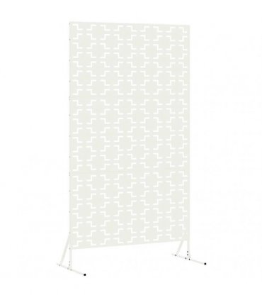 vidaXL Privacy Screen 100 x 50 x 180 cm Steel White