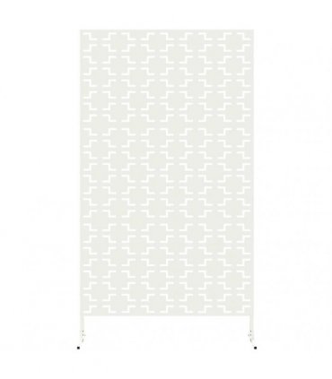 vidaXL Privacy Screen 100 x 50 x 180 cm Steel White