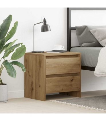 vidaXL Bedside Cabinet Artisan Oak 45 x 34 x 44.5 cm Engineered Wood