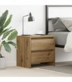 vidaXL Bedside Cabinet Artisan Oak 45 x 34 x 44.5 cm Engineered Wood