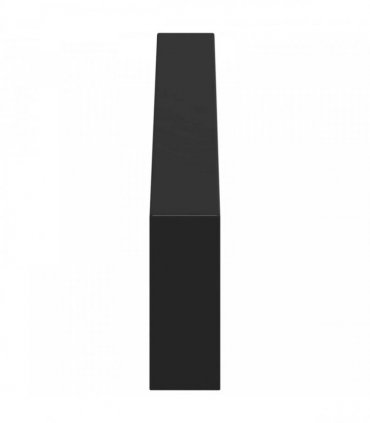 vidaXL Furniture Feet 12 pcs Black 436 x 40.5 x 100 mm Iron