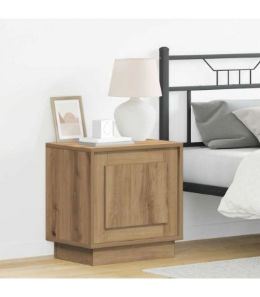 vidaXL Bedside Cabinet Artisan Oak 44 x 34.5 x 45 cm Engineered Wood