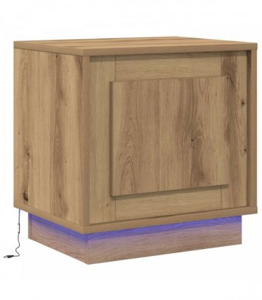 vidaXL Bedside Cabinet Artisan Oak 44 x 34.5 x 45 cm Engineered Wood