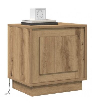 vidaXL Bedside Cabinet Artisan Oak 44 x 34.5 x 45 cm Engineered Wood