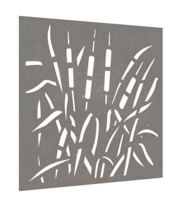 vidaXL Garden Wall Decoration 55x55 cm Corten Steel Grass Design