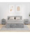vidaXL Bedside Tables 2 pcs Concrete Grey 30.5 x 30 x 43 cm