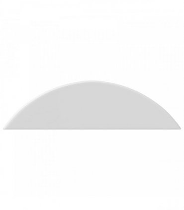 vidaXL Half-moon Washer 18 pcs White M6 Polypropylene