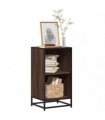 vidaXL Book Cabinet Brown Oak 40x35x76 cm Engineered Wood