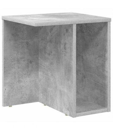 vidaXL End Table 2 pcs Concrete Grey 37 x 32 x 40 cm Engineered Wood