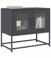vidaXL TV Cabinet Anthracite 68x39x60.5 cm Cold-rolled Steel