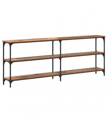 vidaXL Console Table Old Wood 200 x 29 x 75 cm