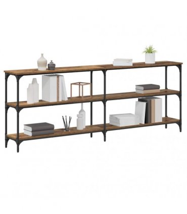 vidaXL Console Table Old Wood 200 x 29 x 75 cm