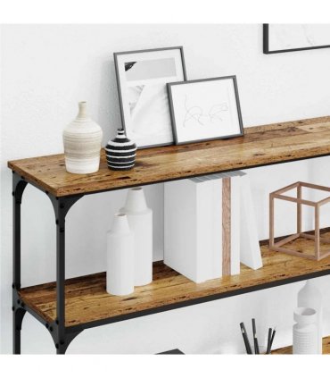 vidaXL Console Table Old Wood 200 x 29 x 75 cm