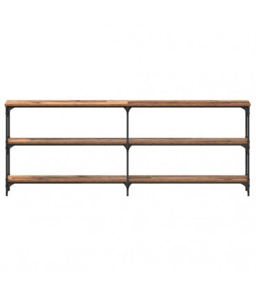 vidaXL Console Table Old Wood 200 x 29 x 75 cm
