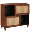 vidaXL Sideboard Brown 80 x 33.5 x 75 cm Solid Mango Wood