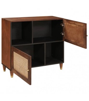 vidaXL Sideboard Brown 80 x 33.5 x 75 cm Solid Mango Wood