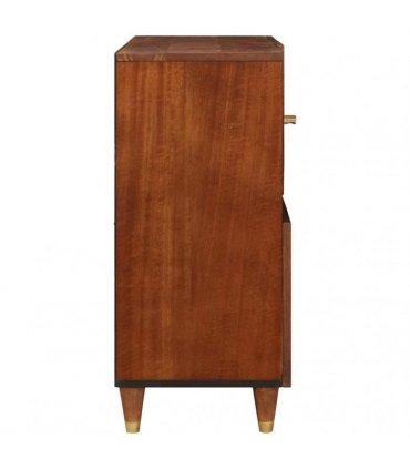vidaXL Sideboard Brown 80 x 33.5 x 75 cm Solid Mango Wood