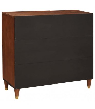 vidaXL Sideboard Brown 80 x 33.5 x 75 cm Solid Mango Wood