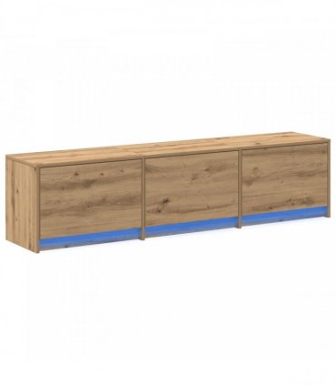 vidaXL TV Cabinet Artisan Oak 165 x 34 x 40 cm Engineered Wood