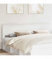 vidaXL Headboard Gloss White Engineered wood