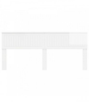 vidaXL Headboard Gloss White Engineered wood