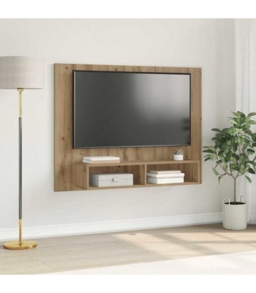 vidaXL TV Cabinet Set Artisan Oak 120 x 23.5 x 90 cm Engineered Wood