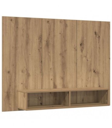 vidaXL TV Cabinet Set Artisan Oak 120 x 23.5 x 90 cm Engineered Wood