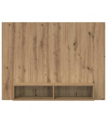 vidaXL TV Cabinet Set Artisan Oak 120 x 23.5 x 90 cm Engineered Wood