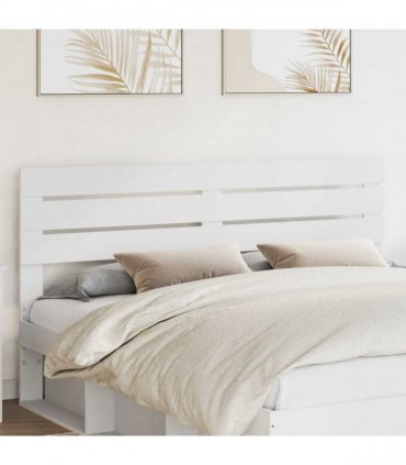 vidaXL Headboard White Engineered wood