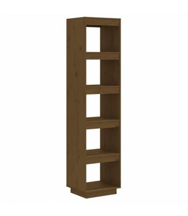 vidaXL Book Cabinet/Room Divider Honey Brown 40x35x167 cm Solid Wood Pine