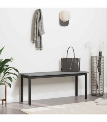vidaXL Bench Grey Sonoma 110 x 35 x 45 cm Engineered Wood
