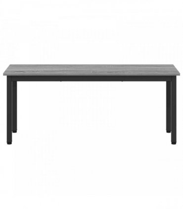 vidaXL Bench Grey Sonoma 110 x 35 x 45 cm Engineered Wood