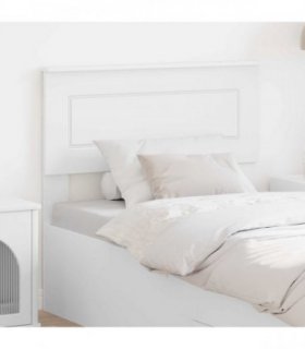 vidaXL Headboard White Engineered wood