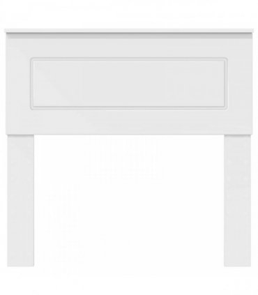 vidaXL Headboard White Engineered wood